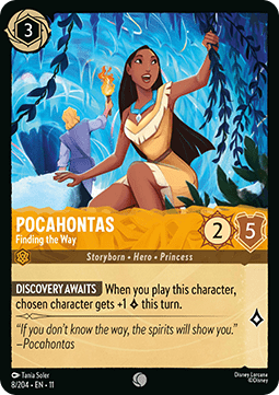Pocahontas - Finding the Way - Winterspell (Common) [11WSP-8]