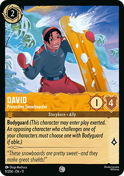 David - Protective Snowboarder - Winterspell (Common) [11WSP-9]