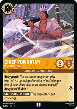 Chief Powhatan - Protective Leader - Winterspell (Uncommon) [11WSP-11]