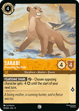 Sarabi - Protecting the Pride - Winterspell (Common) [11WSP-12]