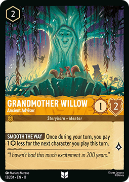 Grandmother Willow - Ancient Advisor (V.1) - Winterspell (Uncommon) [11WSP-13]