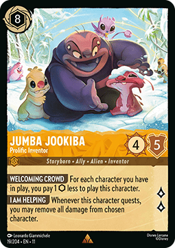 Jumba Jookiba - Prolific Inventor - Winterspell (Rare) [11WSP-19]