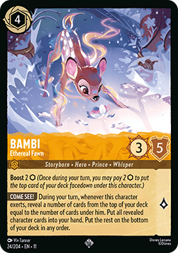 Bambi - Ethereal Fawn - Winterspell (Super Rare) [11WSP-24]