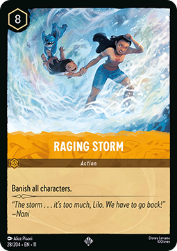 Raging Storm (V.1) - Winterspell (Super Rare) [11WSP-28]