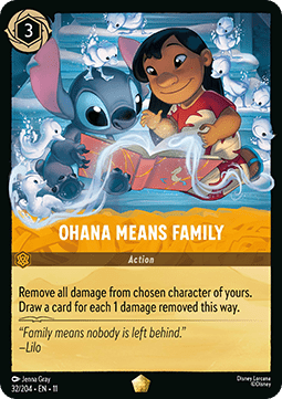 Ohana Means Family (V.1) - Winterspell (Legendary) [11WSP-32]