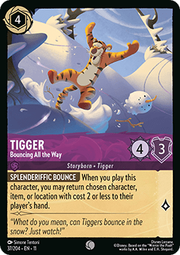 Tigger - Bouncing All the Way (V.1) - Winterspell (Common) [11WSP-37]