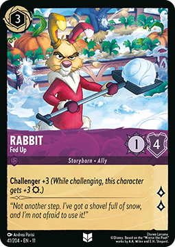 Rabbit - Fed Up - Winterspell (Uncommon) [11WSP-41]