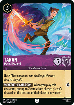 Taran - Magically Armed - Winterspell (Uncommon) [11WSP-44]