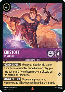 Kristoff - Icy Explorer - Winterspell (Rare) [11WSP-51]