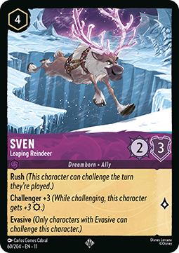 Sven - Leaping Reindeer - Winterspell (Super Rare) [11WSP-60]