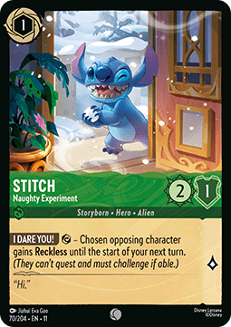 Stitch - Naughty Experiment - Winterspell (Common) [11WSP-70]