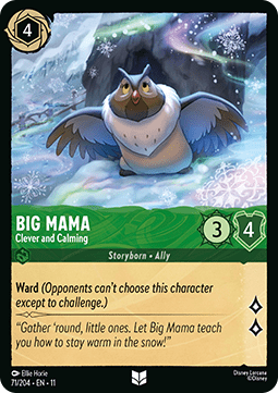 Big Mama - Clever and Calming - Winterspell (Uncommon) [11WSP-71]
