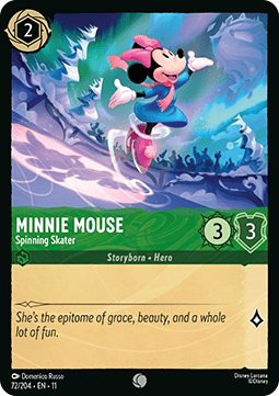Minnie Mouse - Spinning Skater - Winterspell (Common) [11WSP-72]