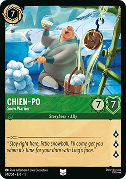 Chien-Po - Snow Warrior - Winterspell (Uncommon) [11WSP-74]