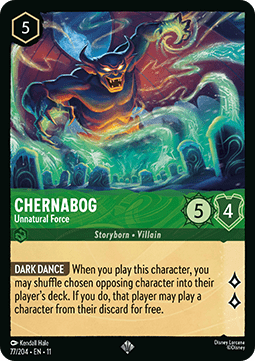 Chernabog - Unnatural Force - Winterspell (Super Rare) [11WSP-77]