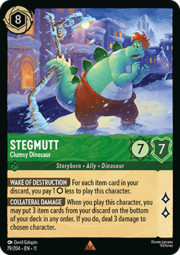 Stegmutt - Clumsy Dinosaur - Winterspell (Rare) [11WSP-79]