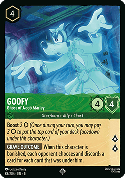 Goofy - Ghost of Jacob Marley - Winterspell (Super Rare) [11WSP-83]