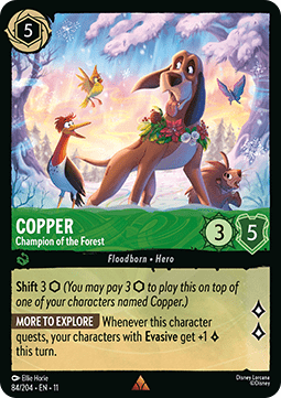 Copper - Champion of the Forest - Winterspell (Rare) [11WSP-84]