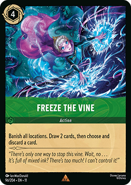 Freeze the Vine (V.1) - Winterspell (Rare) [11WSP-96]