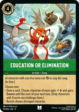 Education or Elimination - Winterspell (Uncommon) [11WSP-97]