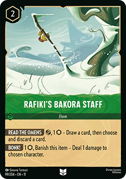Rafiki's Bakora Staff - Winterspell (Uncommon) [11WSP-99]