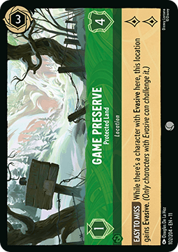 Game Preserve - Protected Land - Winterspell (Common) [11WSP-102]