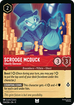 Scrooge McDuck - Ghostly Ebenezer - Winterspell (Uncommon) [11WSP-104]