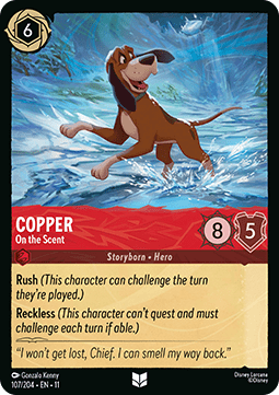 Copper - On the Scent - Winterspell (Uncommon) [11WSP-107]