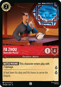 Fa Zhou - Honorable Warrior - Winterspell (Common) [11WSP-110]