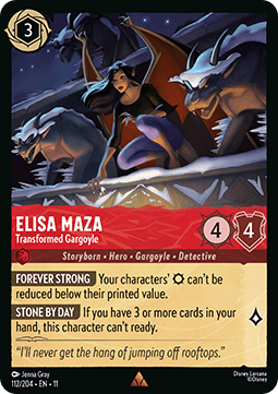 Elisa Maza - Transformed Gargoyle - Winterspell (Rare) [11WSP-112]