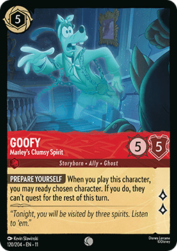 Goofy - Marley's Clumsy Spirit - Winterspell (Common) [11WSP-120]