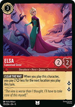 Elsa - Concerned Sister (V.1) - Winterspell (Uncommon) [11WSP-125]