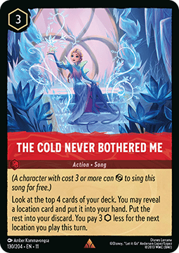 The Cold Never Bothered Me (V.1) - Winterspell (Rare) [11WSP-130]