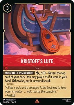 Kristoff's Lute - Winterspell (Rare) [11WSP-133]