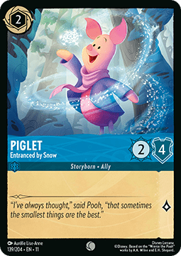 Piglet - Entranced by Snow - Winterspell (Common) [11WSP-139]
