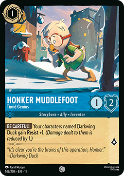 Honker Muddlefoot - Timid Genius - Winterspell (Common) [11WSP-143]