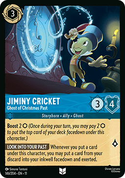 Jiminy Cricket - Ghost of Christmas Past (V.1) - Winterspell (Uncommon) [11WSP-146]
