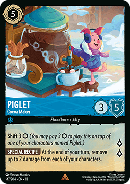 Piglet - Cocoa Maker - Winterspell (Rare) [11WSP-147]