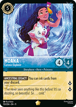 Moana - Curious Explorer (V.1) - Winterspell (Legendary) [11WSP-155]