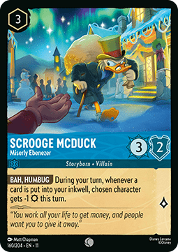 Scrooge McDuck - Miserly Ebenezer - Winterspell (Common) [11WSP-160]