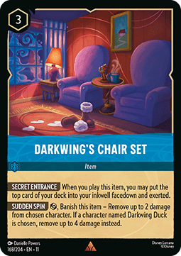 Darkwing's Chair Set - Winterspell (Rare) [11WSP-168]