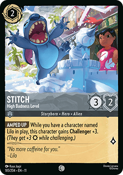 Stitch - High Badness Level - Winterspell (Common) [11WSP-185]