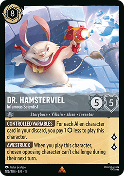 Dr. Hamsterviel - Infamous Scientist - Winterspell (Rare) [11WSP-186]