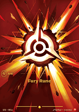 Fury Rune (V.2 - Showcase) - Spiritforged (Showcase) [SFD-R01a]