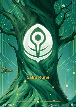 Calm Rune (V.2 - Showcase) - Spiritforged (Showcase) [SFD-R02a]