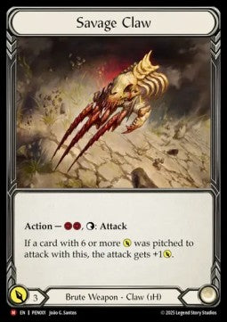 Savage Claw (Regular) - Compendium Of Rathe (Majestic) [PEN-001]