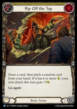 Rip Off the Top (Rainbow Foil) - Compendium Of Rathe (Rare) [PEN-008]