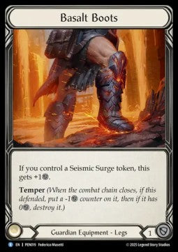 Basalt Boots (Regular) - Compendium Of Rathe (Rare) [PEN-019]