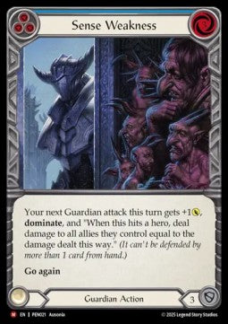Sense Weakness (Regular) - Compendium Of Rathe (Majestic) [PEN-021]
