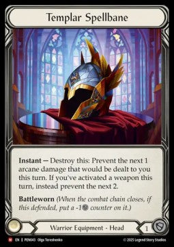 Templar Spellbane (Cold Foil) - Compendium Of Rathe (Majestic) [PEN-043]